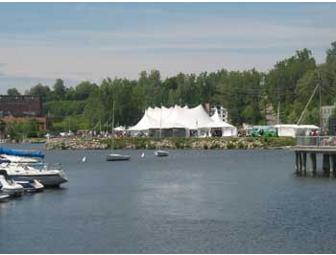 2 Tickets to Burlington Jazz Fest, Waterfront World Tent
