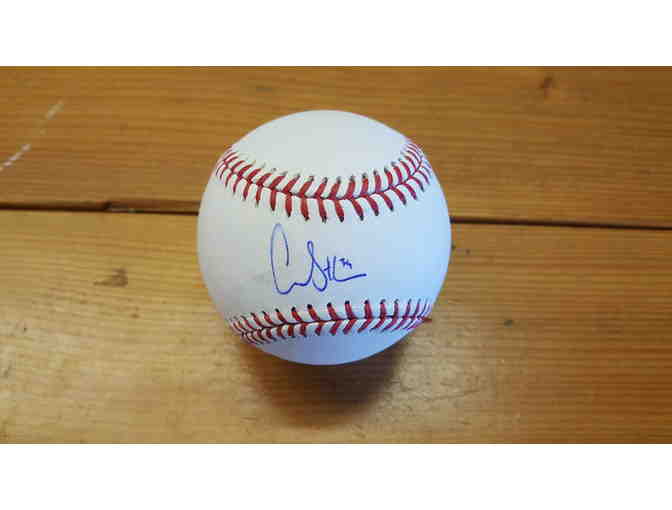 Baseball Autographed by Red Sox Pitcher Carson Smith