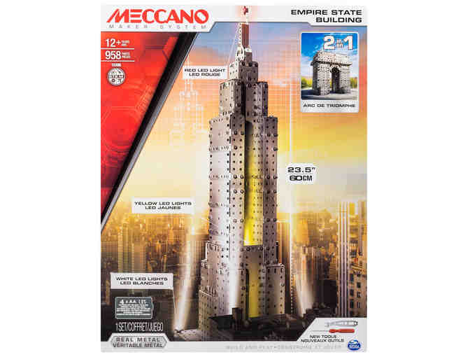 Meccano Empire State Building 2-in-1 Model Set