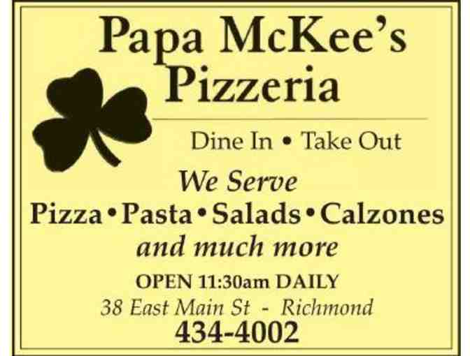 $50 Gift Certificate to Papa McKee's in Richmond