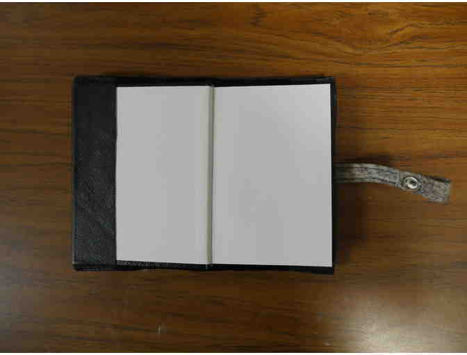 Handmade Leather Journal by local artist