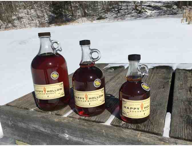 Happy Hollow 1L Bottle Organic Maple Syrup