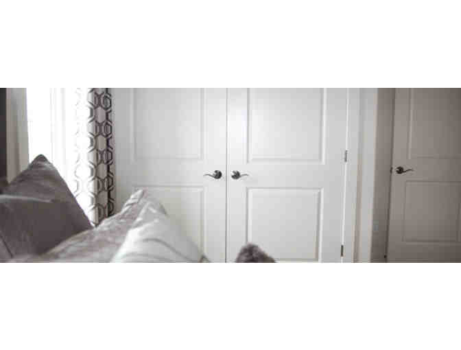 A Suite of Schlage Satin Nickel Lever door hardware for your entire home.
