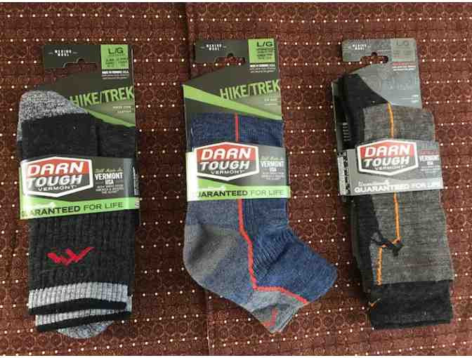 Darn Tough socks -3 pairs Men/Women L/G - Photo 2