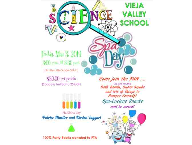 $30- Science 'Spa Day' MAKE BATHBOMBS & SUGAR SCRUBS with your friends LIMITED SPACE