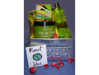 Great Mani-Pedi at Renewal Spa and Nails with Bath Products from Planet Blue Essentials