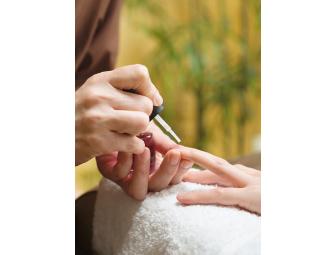 Great Mani-Pedi at Renewal Spa and Nails with Bath Products from Planet Blue Essentials