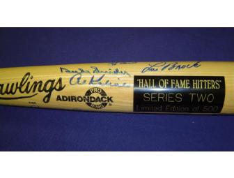 Hall of Fame Signed Bat