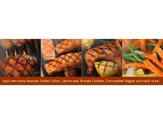 Izzy's:  Grill, Bakery, Salads, and Pizza - 2 Free Buffet Gift Cards