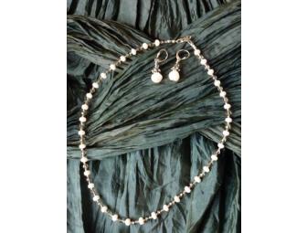 Beaded Necklace and Earring Set