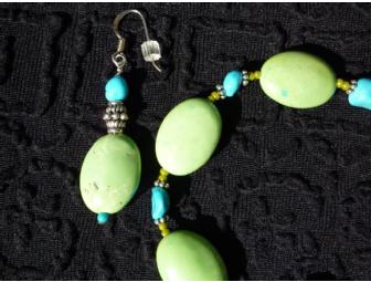 Turquoise Bracelet and Earrings