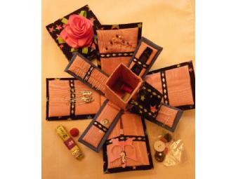 Fold-Out Handmade Sewing Box