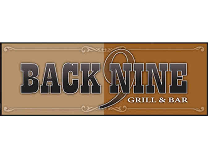 $50 Gift Card to Back Nine Grill & Bar - Photo 1