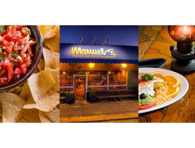 Dinner for 2 at Manuel's Mexican Restaurant (Aptos) - Photo 1