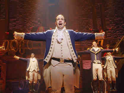 2 Tickets to HAMILTON and a Backstage Tour!