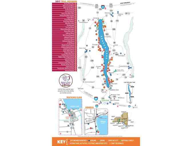 Wine Tasting Tour: Four (4) Passports to Seneca Lake Wineries