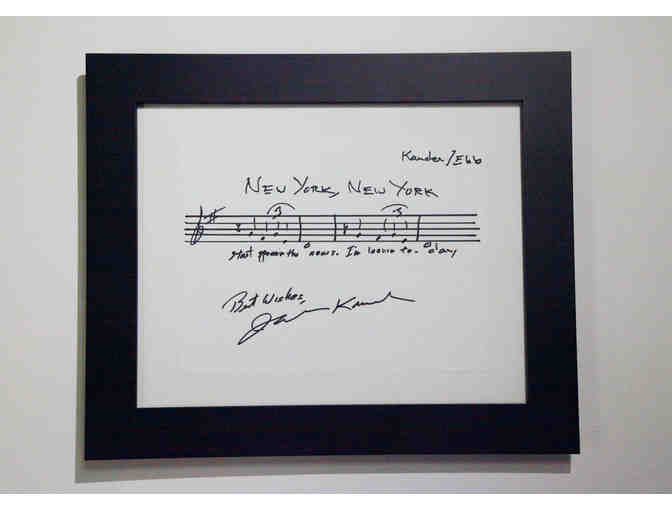 'Cabaret' and 'New York, New York' music hand-written by John Kander!