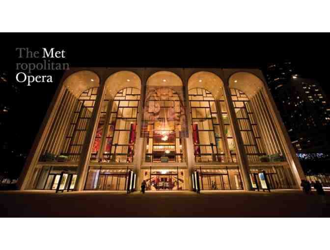 2 tickets to MARNIE and LA TRAVIATA at the Met Opera + backstage tour!