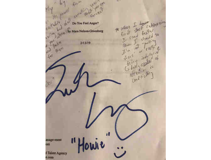 JUSTIN LONG | Signed photos from fan-favorite movies + Original DO YOU FEEL ANGER? script