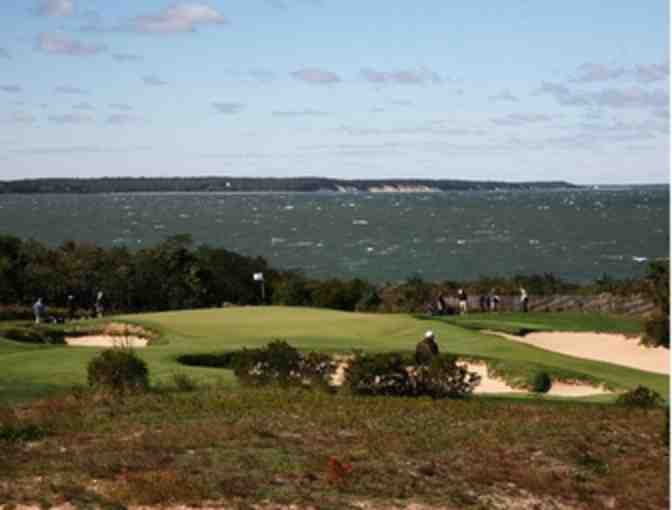 Threesome at the Exclusive Sebonack Golf Club in the Hamptons