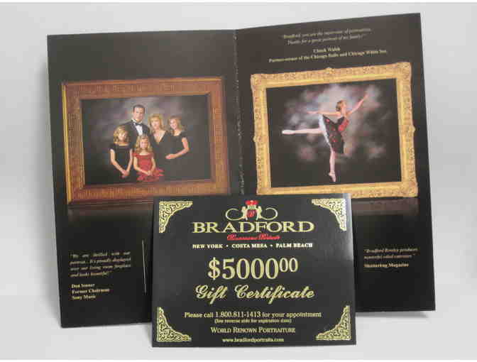 $5,000 Gift Certificate at Bradford World Renowned Portraiture of NY