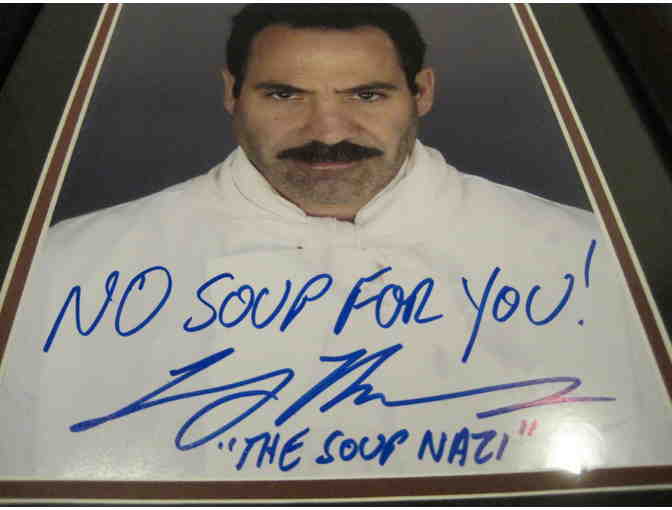 'Soup Nazi' Signed and Framed