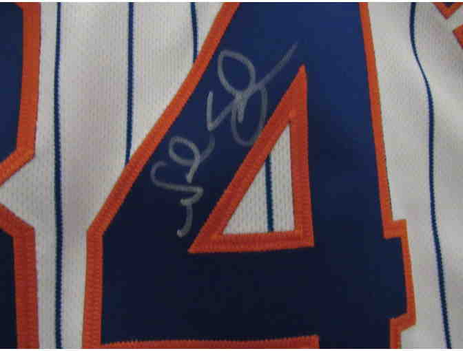 NY Mets Noah Syndergaard Framed and Signed Jersey