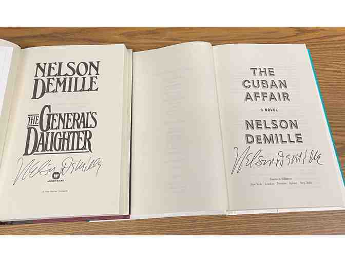 2 Nelson DeMille Autographed Books