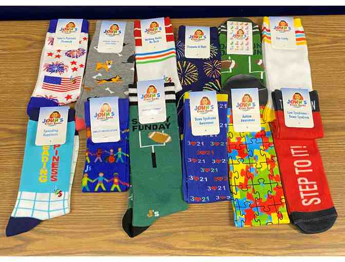 A Dozen Pairs of John's Crazy Socks