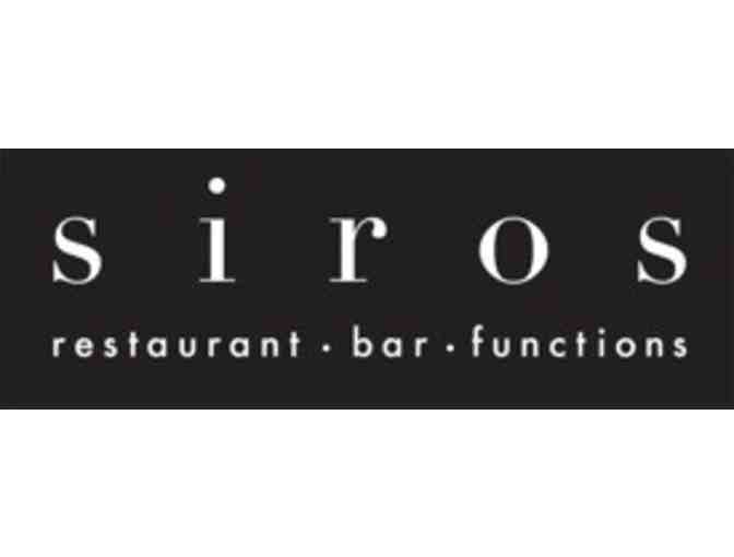 $50 Siros Restaurant Gift Card