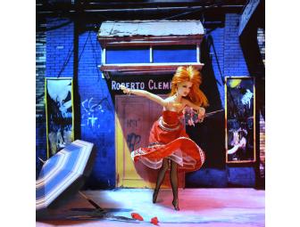 Cyndi Lauper one-of-a-kind Autographed Package - Barbie, DVD, Teddy Bear!