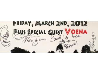 Autographed Ladysmith Black Mambazo/VOENA Uptown Theater Poster!!