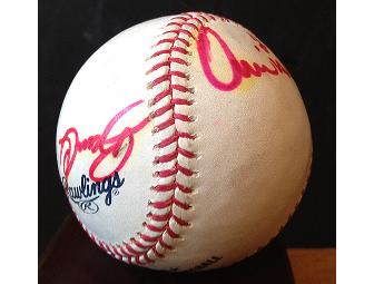 Rare! 3 Players Signed Baseball - Griffin, Abreu, Aybar - Anaheim Angels Ange