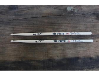 Jeff Campitelli Autographed Drumsticks - Collector's Item!!