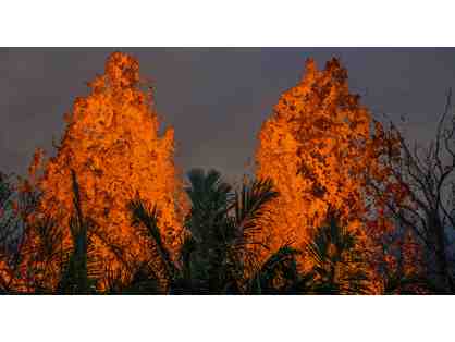 Double Lava Fountain
