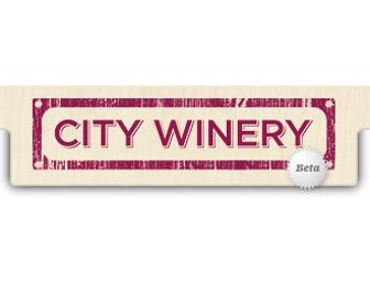 CITY WINERY -- Wine Flight Tasting for four at City Winery's Barrel Room