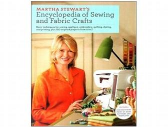 ! Martha Stewart's Encyclopedia of Sewing and Fabric Craft Signed book + Scrapbooking Pack