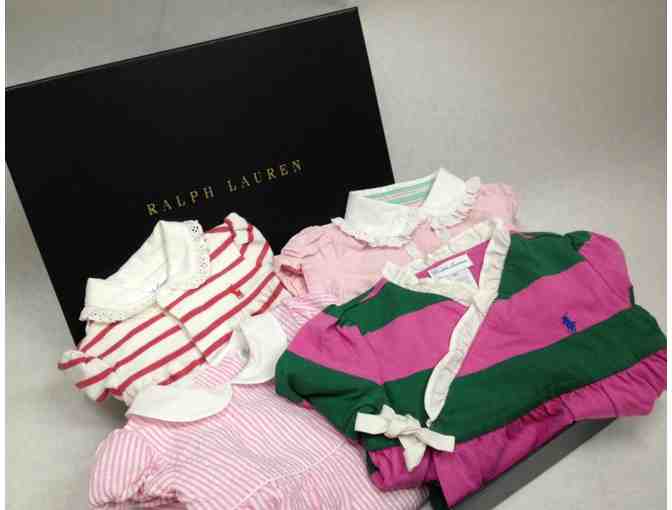 (4) Baby Girl Spring Outfits by RALPH LAUREN - Size 3M & 9M