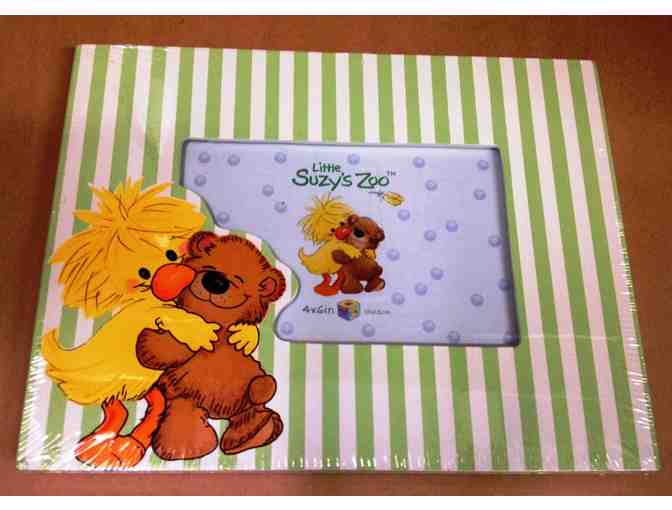 Bella the Bunny Hooded Towel & Little Suzy's Zoo Picture Frame by ZOOCCHINI