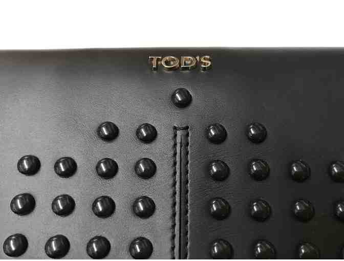 TOD'S Gommini Leather Flap Wallet