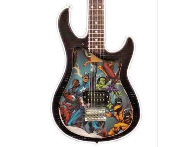 STAN LEE Hand-Signed 'Avengers' Guitar