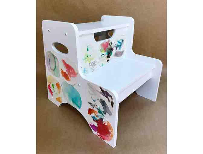 CANARIES class Project - Colorful Bubbles Step Stool