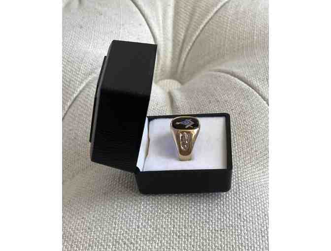 10K Gold Masonic Ring
