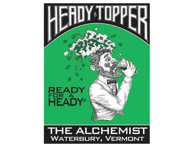 Case of Heady Topper and an Alchemist Brewery Gift Bag