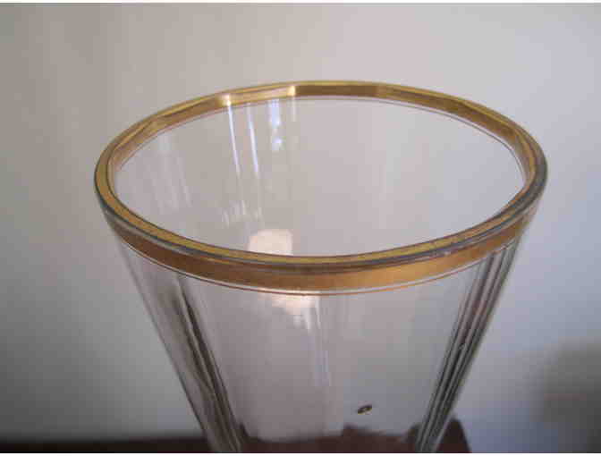 Gold Gilt Rim Vase