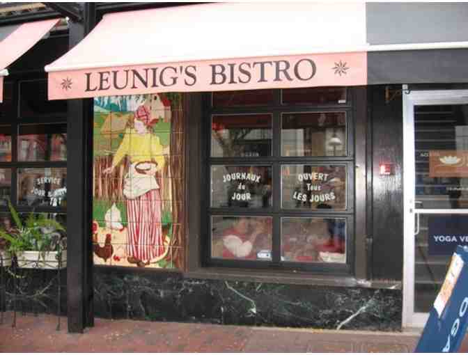 Leunig's Bistro (An Old World Cafe): Dinner for Two
