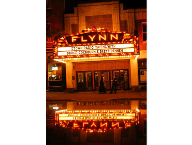 Voucher for two tickets at the Flynn Center for the Performing Arts