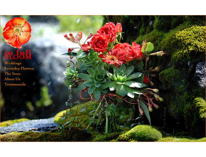 $50 gift certificate to In Full Bloom