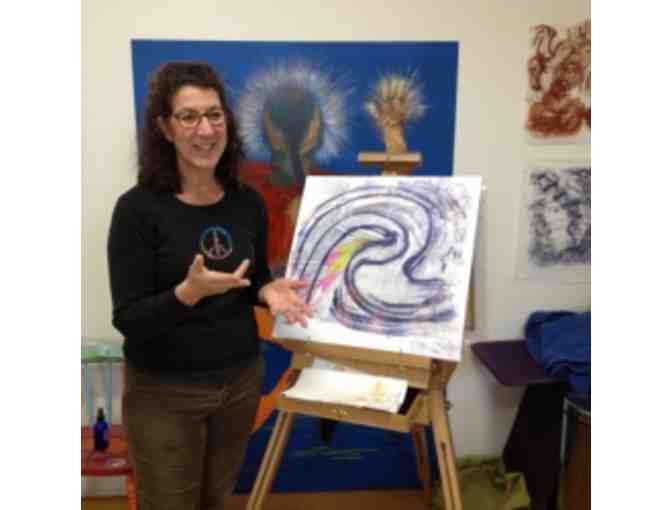 Expressive Arts Burlington: One on one session with Topaz Weis