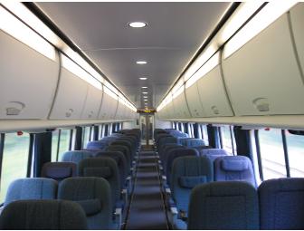 2 Roundtrip Business Class Amtrak Tickets
